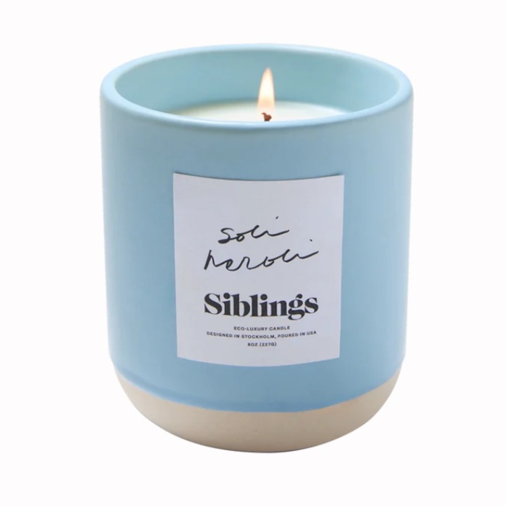 ❗️Siblings Soli Neroli Eco-Luxury Refillable Soy Candle NWT $75